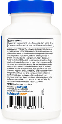Thumbnail for Nutricost Pregnenolone 50mg, 120 Capsules - Non-GMO, Gluten Free, Vegetarian Capsules
