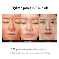 Thumbnail for APRILSKIN Carrotene IPMP 3-Min Quick Dry Pore Caring Clay Mask | Kaolin & Zinc PCA | Reduces Pores & Sebum | Cooling Effect | Vegan | Gentle Exfoliation | Korean Skin Care | 100g 3.52 oz.