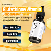 Thumbnail for numbuzin No.5 Serum | Vitamin Concentrated Serum | Glutathione, Vitamin C, Tranexamic Acid | Hyperpigmentation, Acne Scars | Suitable for Sensitive Skin, Korean Skincare | 1.01 fl. oz.