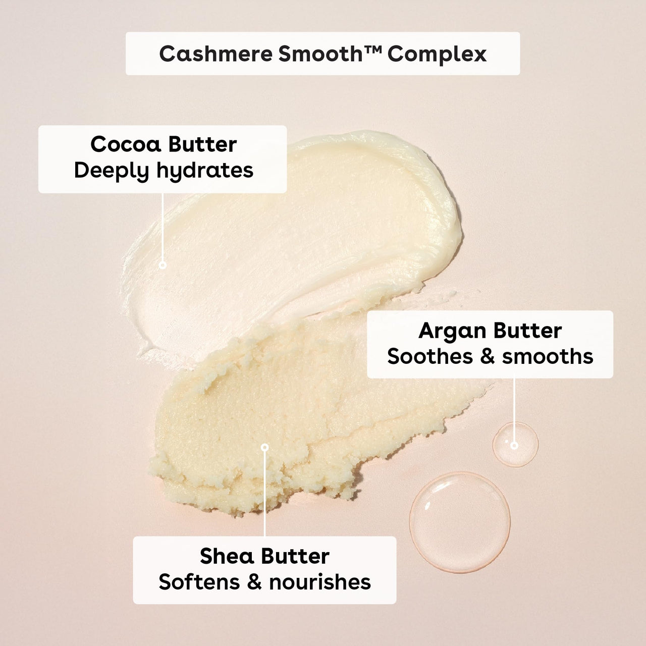 eos Cashmere Skin Collection Shave Butter- Vanilla Cashmere, Non-Foaming, Moisturizing, Prevents Razor Burn, Shave Cream for Women, eos Shave Cream, 7 fl oz