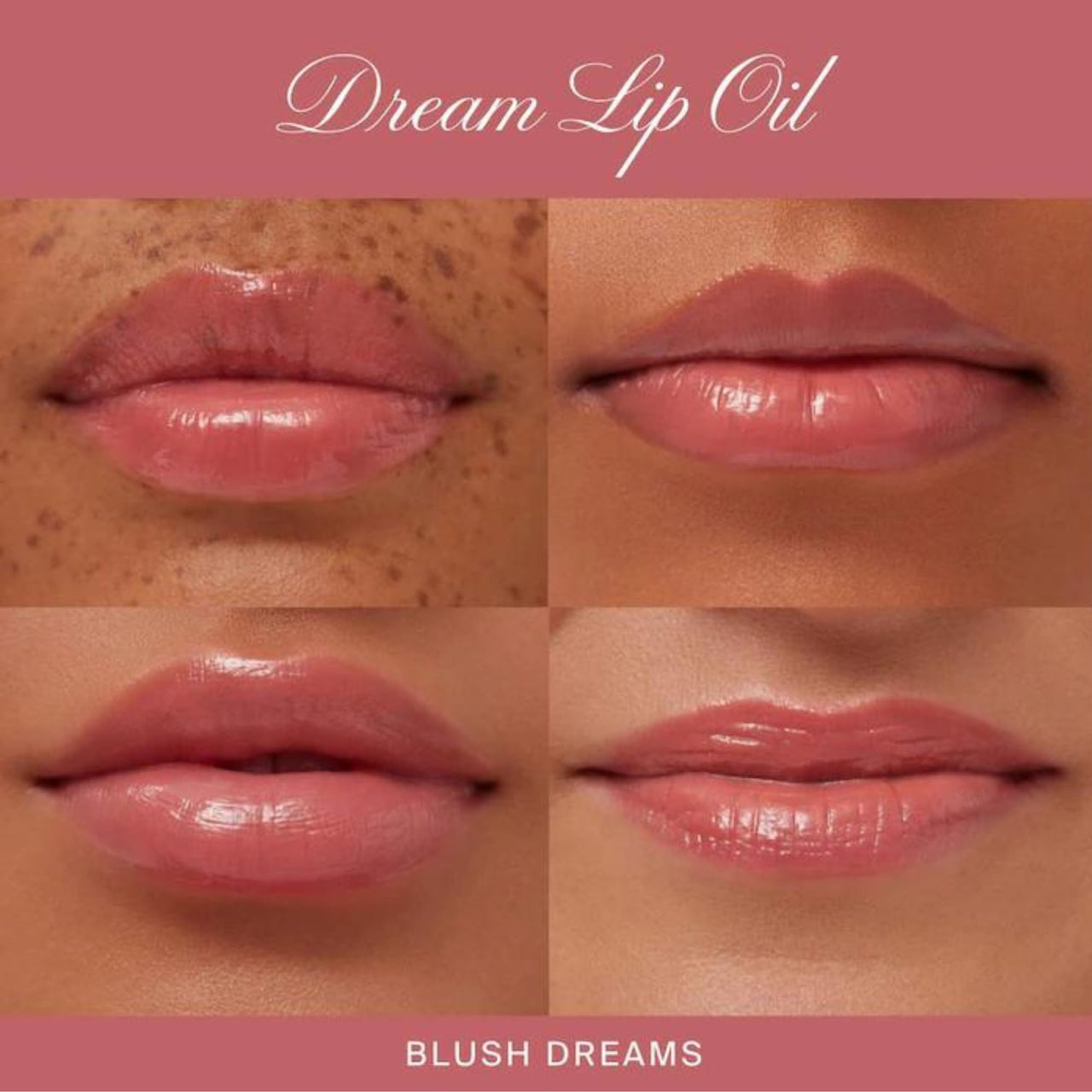 Summer Fridays Dream Lip Oil - Hydrating Tinted Lip Gloss Oil - Non-Sticky Formula with Skincare Benefits for Long-Lasting Softness + Shine - Effortless Beauty Gifts - Blush Dreams (0.15 Oz)