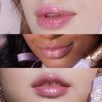 Thumbnail for Flower Knows Violet Strawberry Rococo Glowy Lip Gloss,Moisturizing Shimmery Transparent Pink Plumping Lip Oil,Hydrating Lip Tint for Girls&Women,Vegan & Cruelty-Free,0.12 Fl Oz(G03 Berry Bomb)