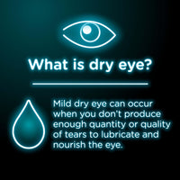 Thumbnail for Visine Dry Eye Relief Lubricant Eye Drops to Moisturize and Soothe Irritated, Gritty and Dry Eyes, Designed to Work Like Real Tears, Polyethylene Glycol 400, 0.5 fl. oz, 2 Pack