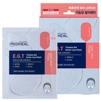 Thumbnail for Mediheal E.G.T Timetox Gel Smile-line Patch 5 Pouch - Anti-Wrinkle Patches for Fine Lines with Marine Collagen & Adenosin - Anti-Aging, Firming Care -Water Soluble Essence Gel Type
