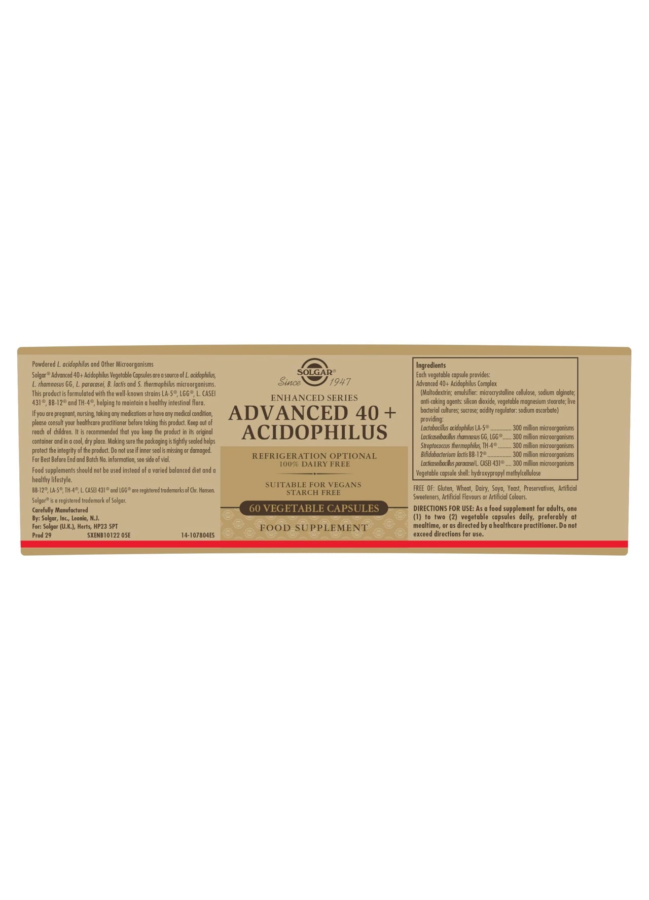 Solgar Acidophilus, 120 Count