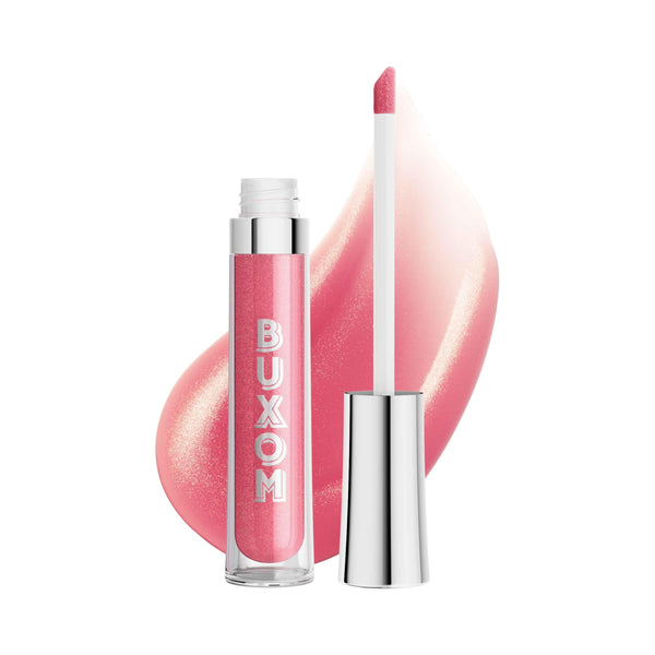 Buxom Full-On Plumping Lip Polish, Tinted Lip Plumper Gloss with Peptides & Vitamin E, High-Shine Lip Gloss that Nourishes, Vegan, AO Clair (Pinky Mauve with Golden Shimmer)
