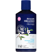Thumbnail for Avalon Organics Therapy Scalp Normalizing Shampoo, Tea Tree Mint, 14 Oz