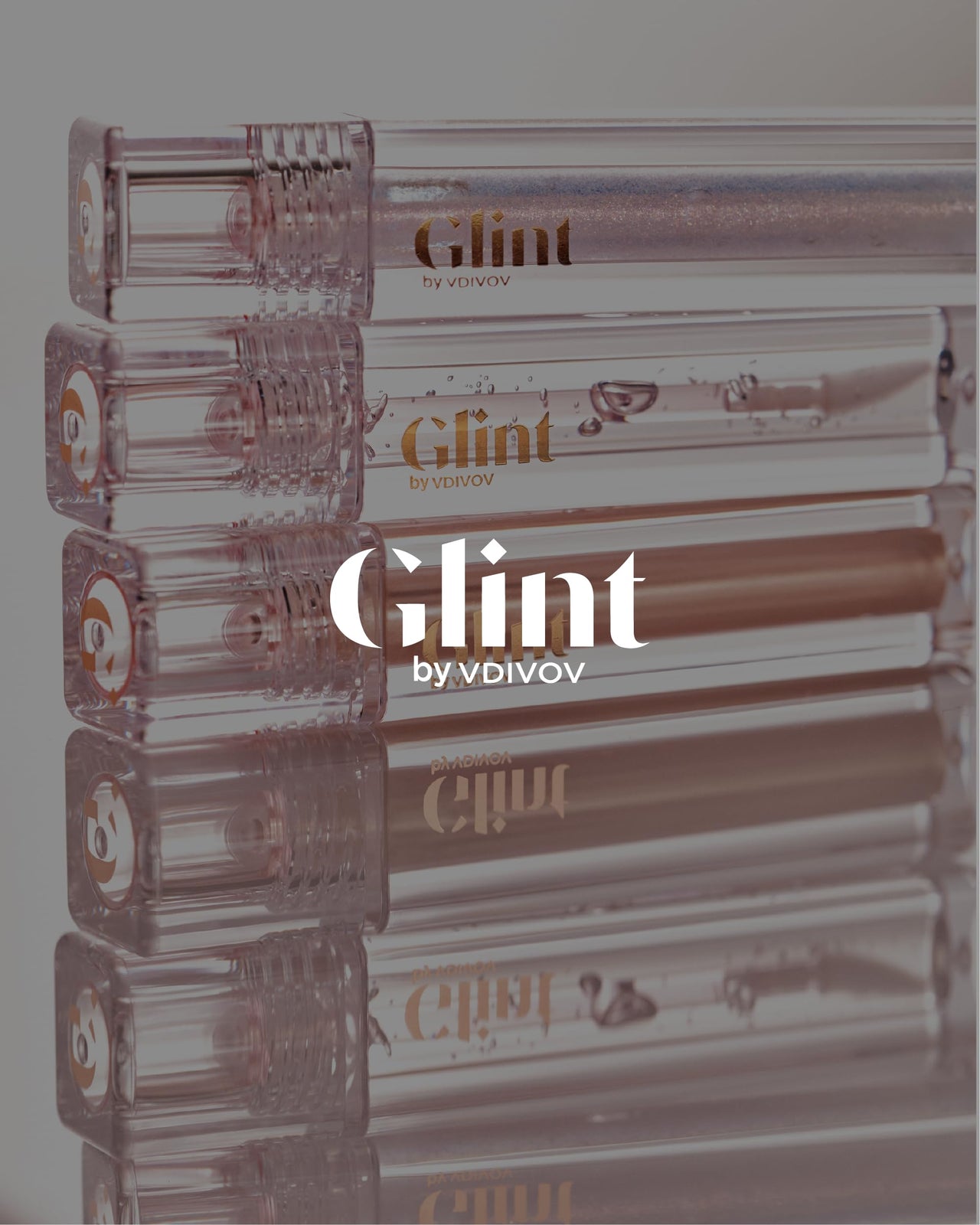 Glint Liquid Gel Highlighter (Glosser, 0.1oz) - Multi-Use Face & Body Gloss for Smooth Glow, Long-Lasting Illuminator Balm for Healthy Radiance. Korean Makeup. Eyes, Cheeks, Nose