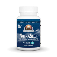Thumbnail for Source Naturals NutraSleep, Melatonin-Free Multi-Nutrient & Herb Complex, Vegetarian Formula for Relaxation Support - 40 Tablets