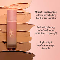 Thumbnail for LAURA GELLER NEW YORK Balance-n-Glow Illuminating Liquid Foundation, Golden Medium