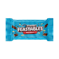 Thumbnail for Feastables Milk Chocolate Crunch Chocolate Bar, 1.24 oz (35g), 24 count