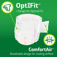 Thumbnail for FitRight Extra+ Adult Diapers, Disposable Incontinence Briefs, Leak-Proof Diaper, Absorbent Briefs For Men and Women, Maximum Protection, Medium, 32 – 44 in, 20 briefs per bag