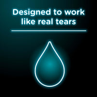 Thumbnail for Visine Dry Eye Relief Lubricant Eye Drops to Moisturize and Soothe Irritated, Gritty and Dry Eyes, Designed to Work Like Real Tears, Polyethylene Glycol 400, 0.5 fl. oz, 2 Pack