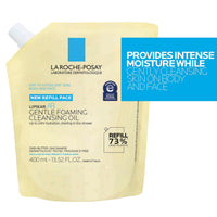 Thumbnail for La Roche-Posay Lipikar AP+ Gentle Foaming Cleansing Oil, Gentle Oil Cleanser for Face and Body Formulated with Niacinamide, Long-Lasting 24-hour Hydration, Fragrance-Free & Soap Free