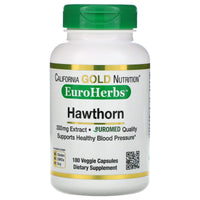 Thumbnail for California Gold Nutrition Hawthorn Extract, EuroHerbs, European Quality, 300 mg, 180 Veggie Capsules