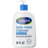 Thumbnail for Cetaphil Face Wash, Daily Facial Cleanser for Sensitive, Combination to Oily Skin, 16 Oz, Fragrance Free, Gentle Foaming, Soap Free, Hypoallergenic