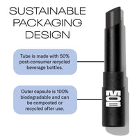 Thumbnail for MOB Beauty Hydrating Shine Lip Balm M138 Sheer Black – Tinted Lip Balm Stick with Jojoba & Sunflower Oils, Clean Vegan Organic Lip Care for Nourished, Glossy Lips