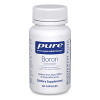 Thumbnail for Pure Encapsulations Boron (Glycinate) | Supplement for Hormone Balance, Bone Strength and Health, Connective Tissue, and Nutrient Metabolism* | 60 Capsules