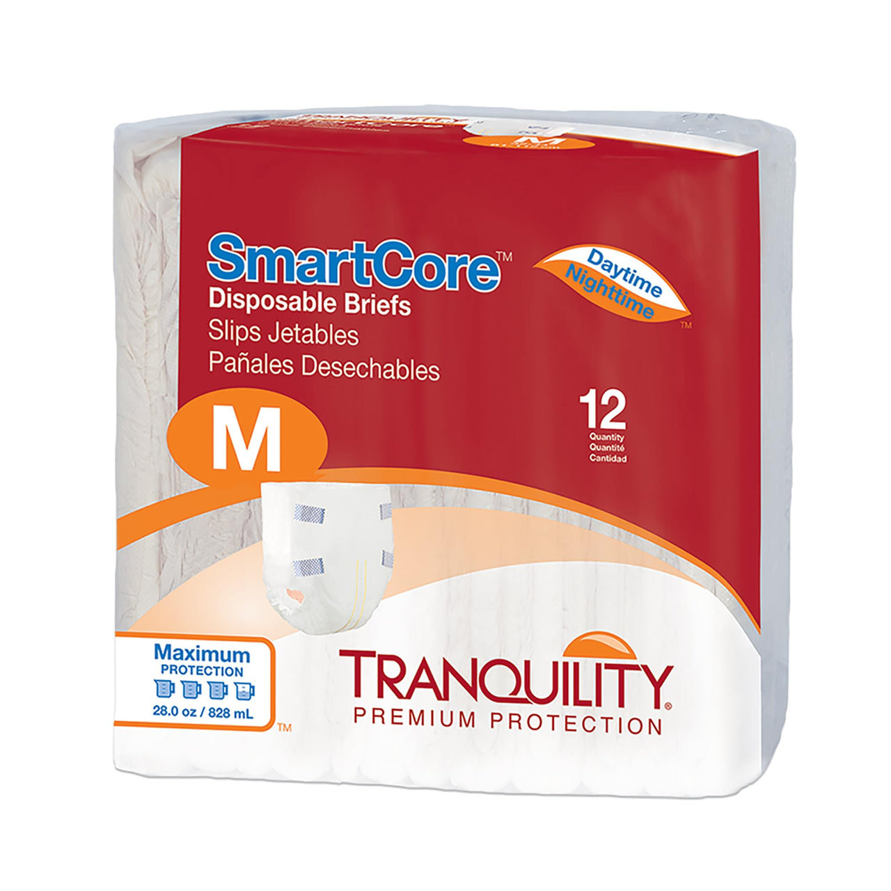 Principle Business Enterprises - 2312 - Tranquility SmartCore Brief Medium 32" - 44", White