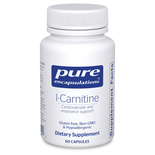 Pure Encapsulations L-Carnitine | Hypoallergenic Supplement for Cardiovascular and Endurance Support* | 60 Capsules