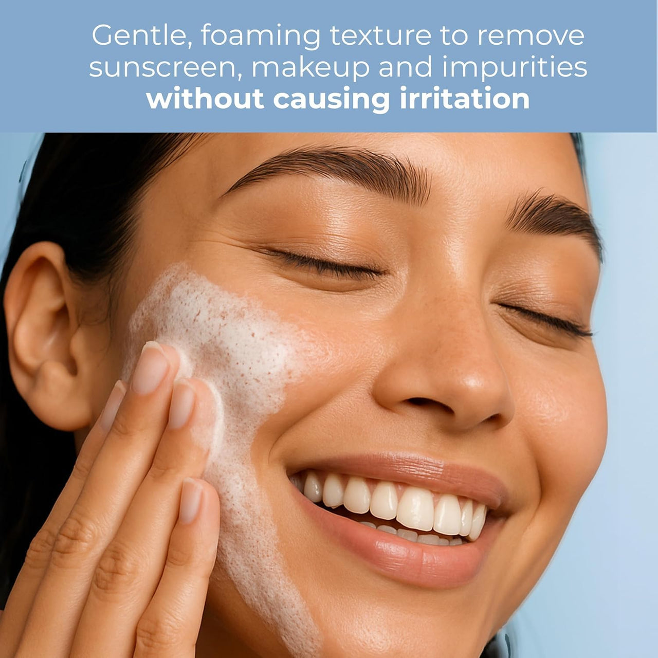 EltaMD Skin Recovery Amino Acid Foaming Facial Cleanser, Gentle Face Cleanser for Sensitive Skin, 1.0 Fl Oz
