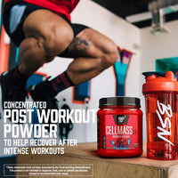 Thumbnail for BSN CELLMASS 2.0 Post Workout Recovery with BCAA, Creatine, & Glutamine - Keto Friendly - Arctic Berry, (25 Servings) (1048058)