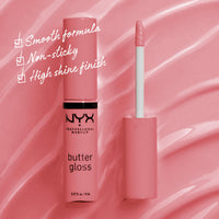Thumbnail for NYX PROFESSIONAL MAKEUP Butter Gloss, Non-Sticky Lip Gloss - Tiramisu (Brown)