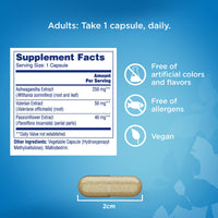 Thumbnail for One A Day Stress Supplement – Occasional Stress Relief Supplement, Formulated with Ashwagandha, Passionflower and Valerian Extracts for Nervous System Support, 30 Capsules