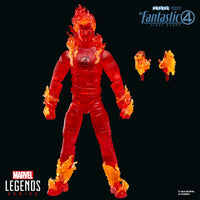 Thumbnail for Marvel Legends Series Human Torch, The Fantastic Four: First Steps Johnny Storm Movie Collectible 6 Inch Action Figure Toy