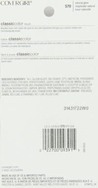Thumbnail for Covergirl Classic Color Blush Natural Glow(N) 570, 0.3 Ounce Pan