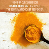 Thumbnail for Garden of Life Organics Extra Strength Turmeric Inflammatory Response 120 Tablets-100Mg Curcumin (95% Curcuminoids) Black Pepper, Probiotics, Organic Non-GMO Vegan Gluten Free Herbal Supplement