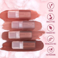 Thumbnail for Kaja Multi-purpose Liquid Eyeshadow & Blush - Whipped Dream | with Cotton Seed Oil, 4 Shades, Buildable, Blendable, Airy Semi-matte Finish, 03 Rose Macaron, 0.17 Oz