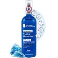 Thumbnail for Topical Magnesium Oil Spray Glass Bottle from Ancient Zechstein Sea and Trace Mineral 7 floz - Transdermal Pure Magnesium Spray Oil for Feet, Muscle Relaxation, Leg Cramps, Sleep and Overall Health