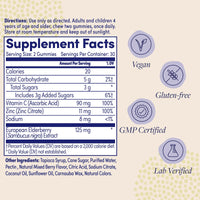 Thumbnail for ZAND Elderberry Zinc Immunity Gummies with Vitamin C, Year-Round Immune Support for Children & Adults, 60 Count