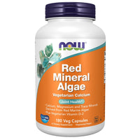 Thumbnail for NOW Foods Supplements, Red Mineral Algae Plus Vitamin D-2, Joint Health*, 180 Veg Capsules