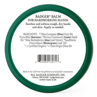 Thumbnail for Badger Healing Balm, Hard Working Hands Cream, Organic Hand Cream for Dry Cracked Hands, Long Lasting Hand Moisturizer/Dry Hands Treatment, 2 oz Tin, 2-Pack