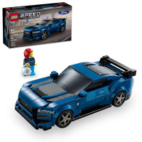Thumbnail for LEGO Speed Champions Ford Mustang Dark Horse Sports Car Toy, Buildable Ford Mustang Toy for Kids, Blue Car Model Set, Gift Idea for Boys and Girls Aged 9 Years Old and Up, 76920