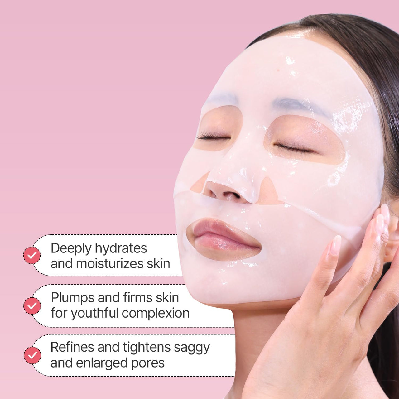 Torriden CELLMAZING Collagen Firming Gel Facial Sheet Mask (4 sheets) | Face Mask Only | 5D Collagen Complex, Amino Acid Complex, Peptide