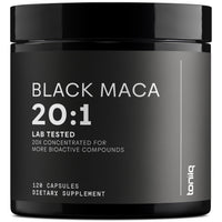 Thumbnail for Black Maca Root - Ultra High Potency 20:1 Extract - Single Origin, Wildcrafted & Highly Concentrated - Third-Party Lab Tested - 120 Capsules