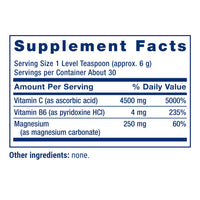 Thumbnail for Life Extension Effervescent Vitamin C Magnesium Crystals, immediate Relief from Occasional Constipation, Gluten-Free, Non-GMO, Vegetarian, Net Wt. 180 Grams