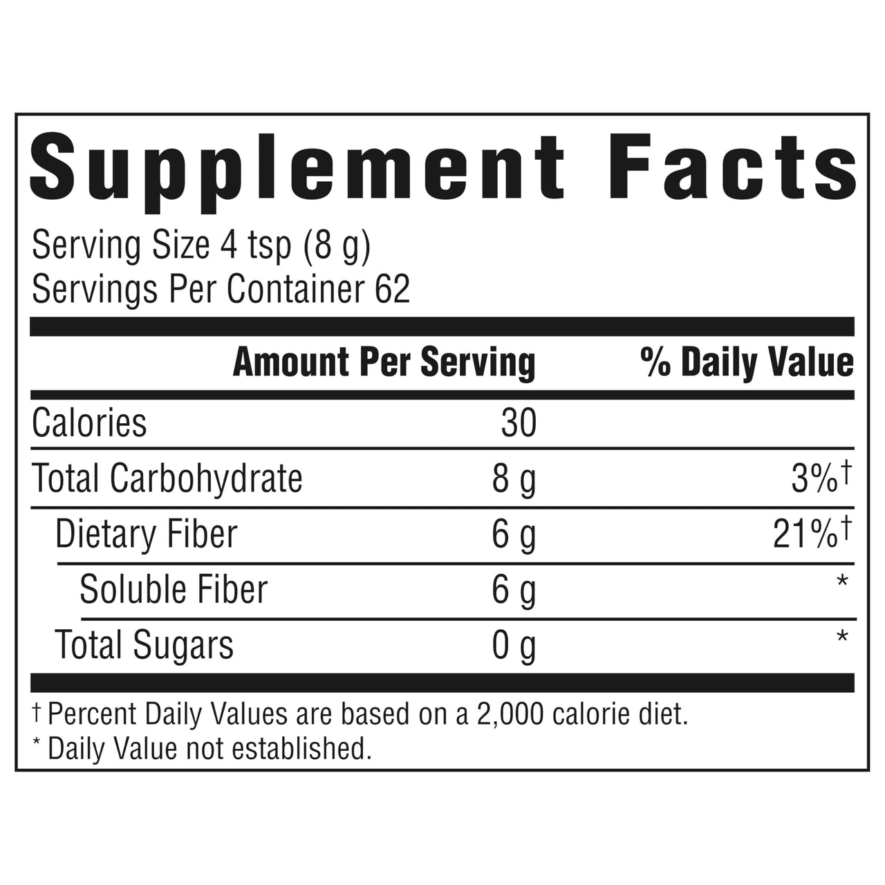 Benefiber Daily Prebiotic Fiber Supplement Powder for Digestive Health, Unflavored - 250 Teaspoons (17.6 Ounces)