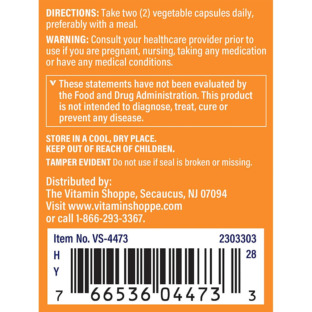 The Vitamin Shoppe Ginkgo Biloba - Memory Support, Mental Clarity & Circulation, Standardized Extract (120 Capsules)