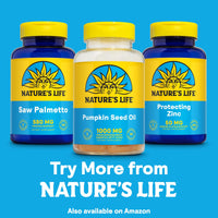 Thumbnail for Nature's Life Pumpkin Seed Oil Supplement - Source of Omega 3 6 Essential Fatty Acids and Antioxidants - Cold Pressed from Organic Pumpkin Seeds - Vegan, 60-Day Guarantee, 90 Servings, 90 Softgels