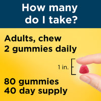 Thumbnail for Nature Made Mens Multivitamin Gummies with Omega-3, Mens Gummy Multivitamins for Daily Nutritional Support, 80 Gummy Vitamins and Minerals, 40 Day Supply