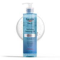 Thumbnail for Eucerin Face Gentle Cleansing Hydrating Cleansing Gel, Daily Face Wash and Makeup Remover with Hyaluronic Acid, 13.5 Fl Oz Bottle