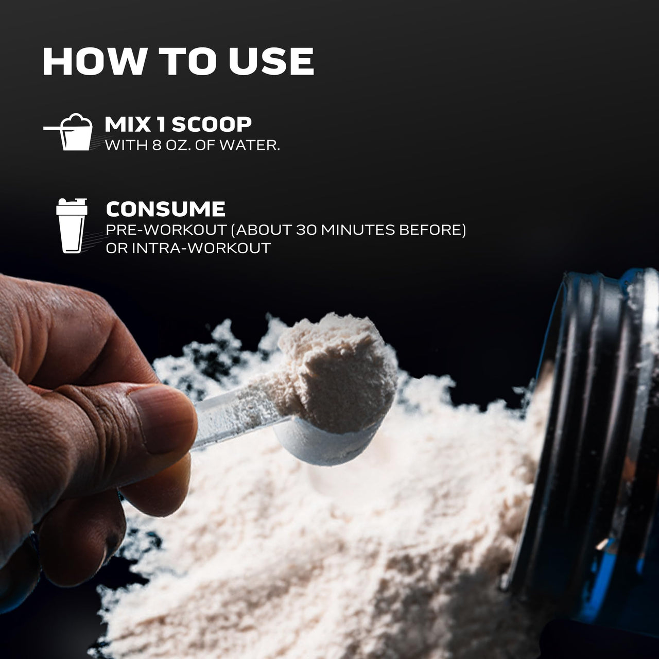 MuscleTech BCAA Powder for Men & Women, Tropical Twist - Amino Acids Nutritional Supplement with Electrolytes for Energy, Muscle Gain & Recovery - Sugar-Free Gym Pre-Workout - 40 Servings