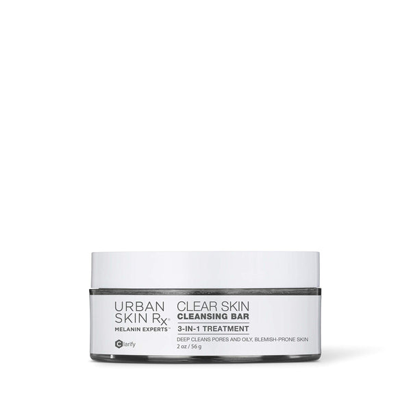 Urban Skin Rx® Clear Skin 3-in-1 Daily Treatment Cleansing Bar, Exfoliator + Clarifying Mask, Reduces Excess Oil, Clears Clogged Pores, Improves Appearance of Blemishes & Prevents Breakouts, 2.0 Oz