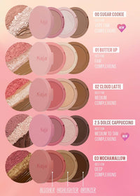 Thumbnail for Kaja 3-in-1 Blendable Sculpting Trio - Play Bento | with Mango Seed Butter, Cream Bronzer, Powder Blush, and Highlighter, 02 Cloud Latte