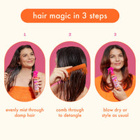 Thumbnail for amika the wizard silicone-free detangling primer, 150ml
