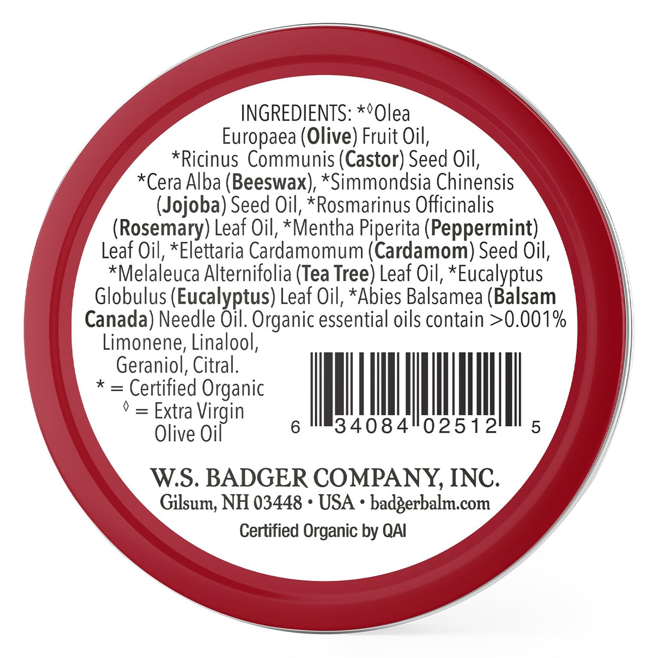 Badger Foot Balm, 100% Organic Foot Cream for Dry Cracked Heels and Feet, Fast Acting Foot Care for Women & Men, All-Natural Cracked Heel Treatment, .75 oz Tin